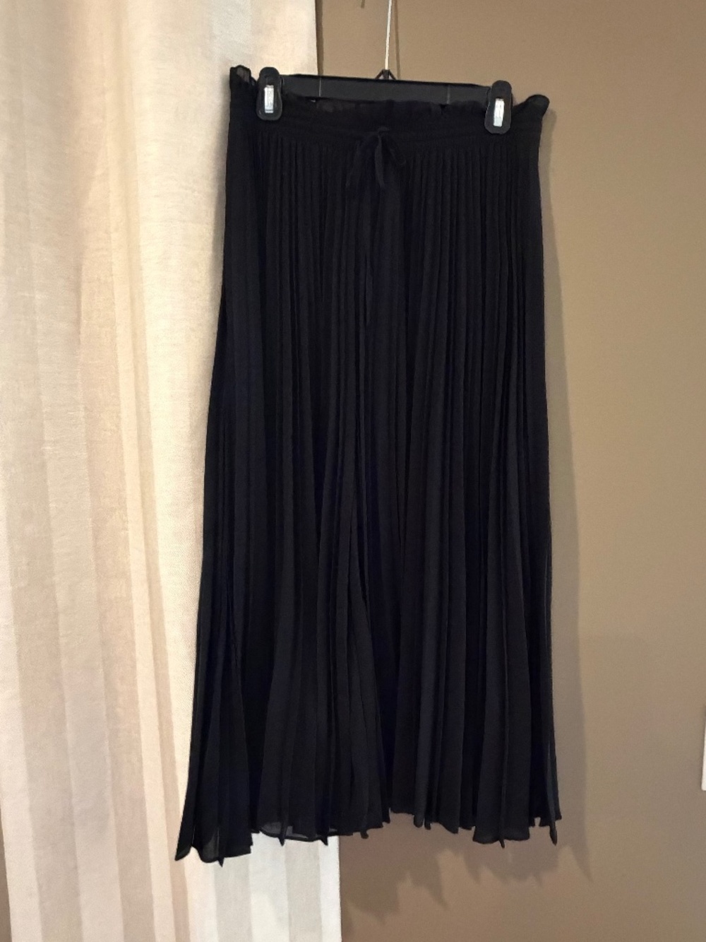 NWT Pleated Palazzo Pants Black by Wishlist Apparel Party Occasion, Size M/L - Picture 4 of 13